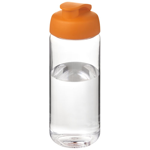 Bouteille sport promotionnelle 600 ml H2O Active® Octave Tritan™ Translucide et Orange